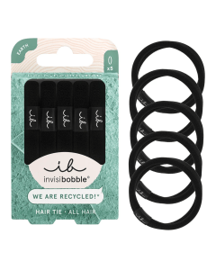 Invisibobble Hair Tie Black 5st