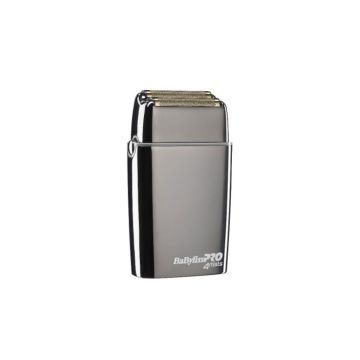 Babyliss PRO 4Artists Gunsteel Metal Double Foil Shaver Outlet Gunsteel