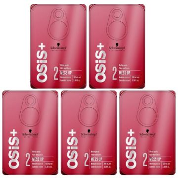 10x Schwarzkopf Osis Mess Up Paste 100ml