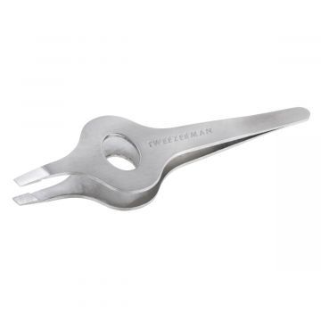 Tweezerman Brede Grip Schuine Pincet Stainless Steel